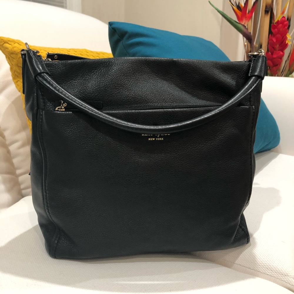 Kate Spade Classic Black Pebbled Leather Bag - Picture 8 of 8